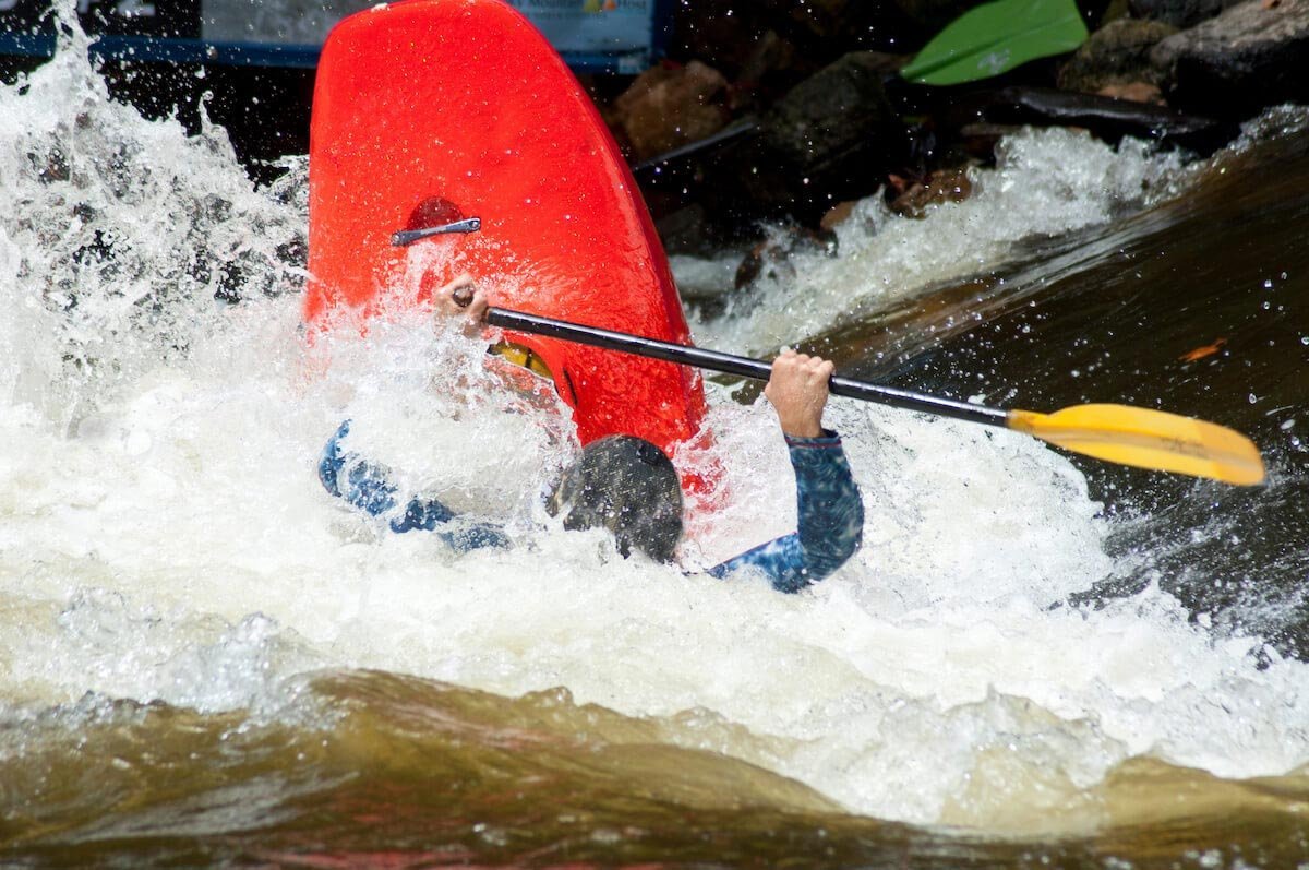 Whitewater Kayaking on Pigeon River in Tennessee