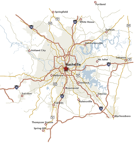 map of nashville and surrounding areas Interactive Nashville Mls Maps map of nashville and surrounding areas