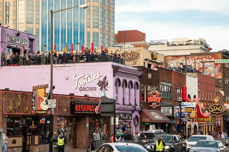 Broadway Street in Nashville Has Tons of Honky-Tonks to Enjoy