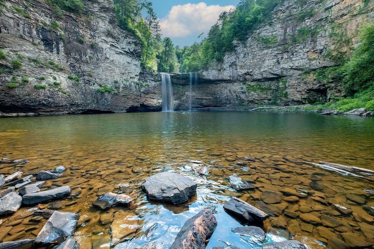 Cane Creek Falls in Fall Creek Falls State Park, Tennessee